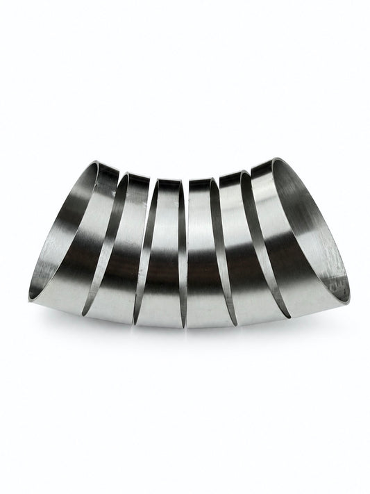 Stainless Exhaust Croc Pie Cuts 3”