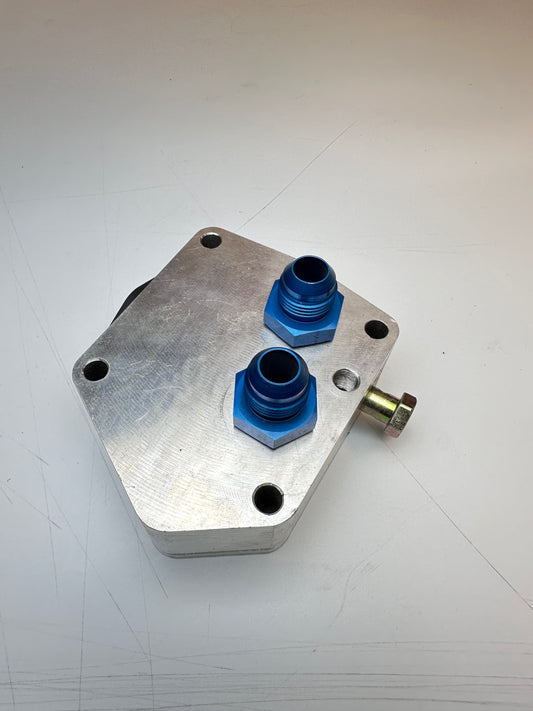 Billet Oil Cooler Plate Fabia Polo Ibiza Remote Oil Cooler Plate (USED)