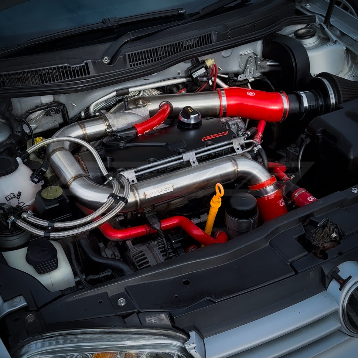 S-Tune 1.9TDI MK4 Stainless Front Mount Intercooler Kit V2