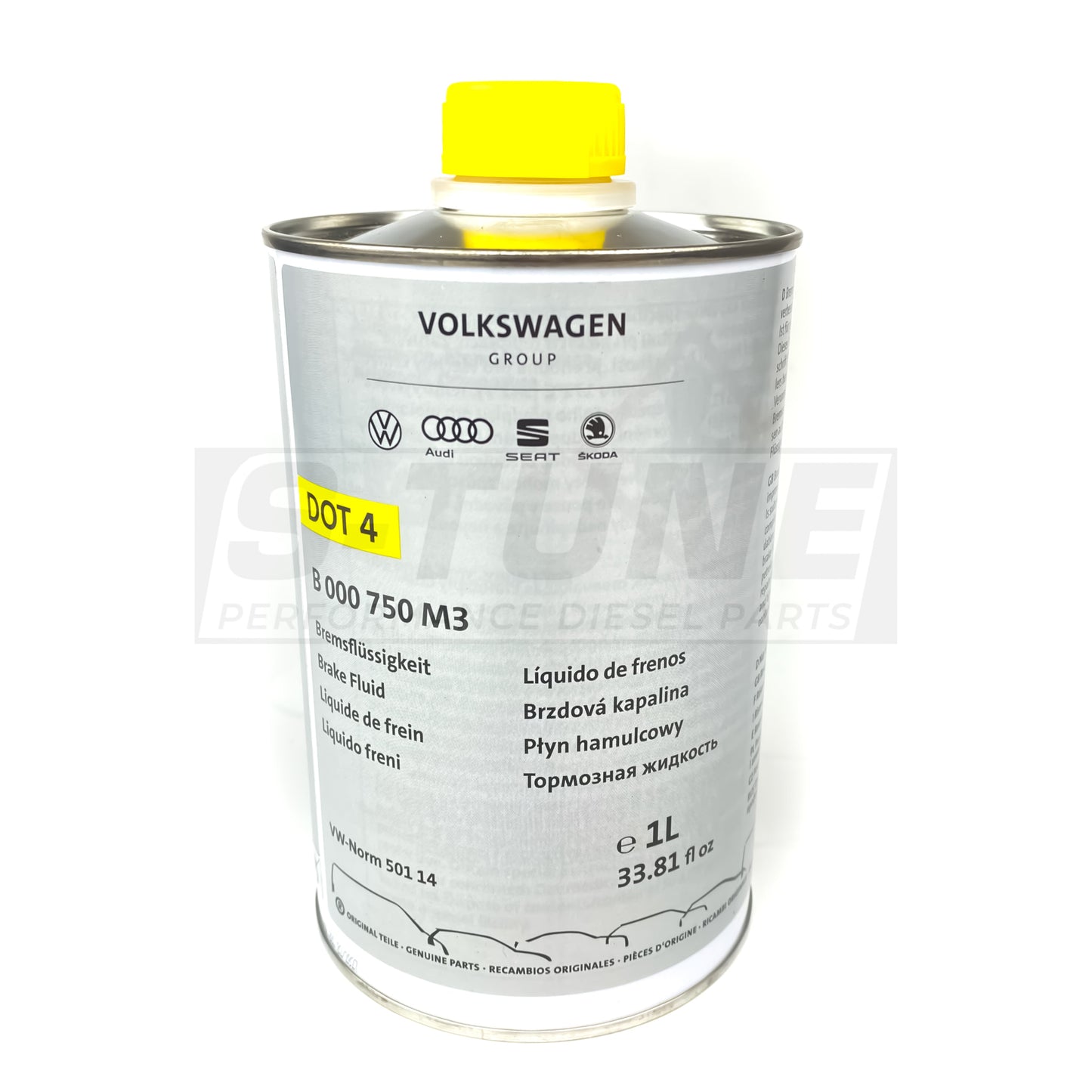 Genuine VW Brake Fluid - 1L